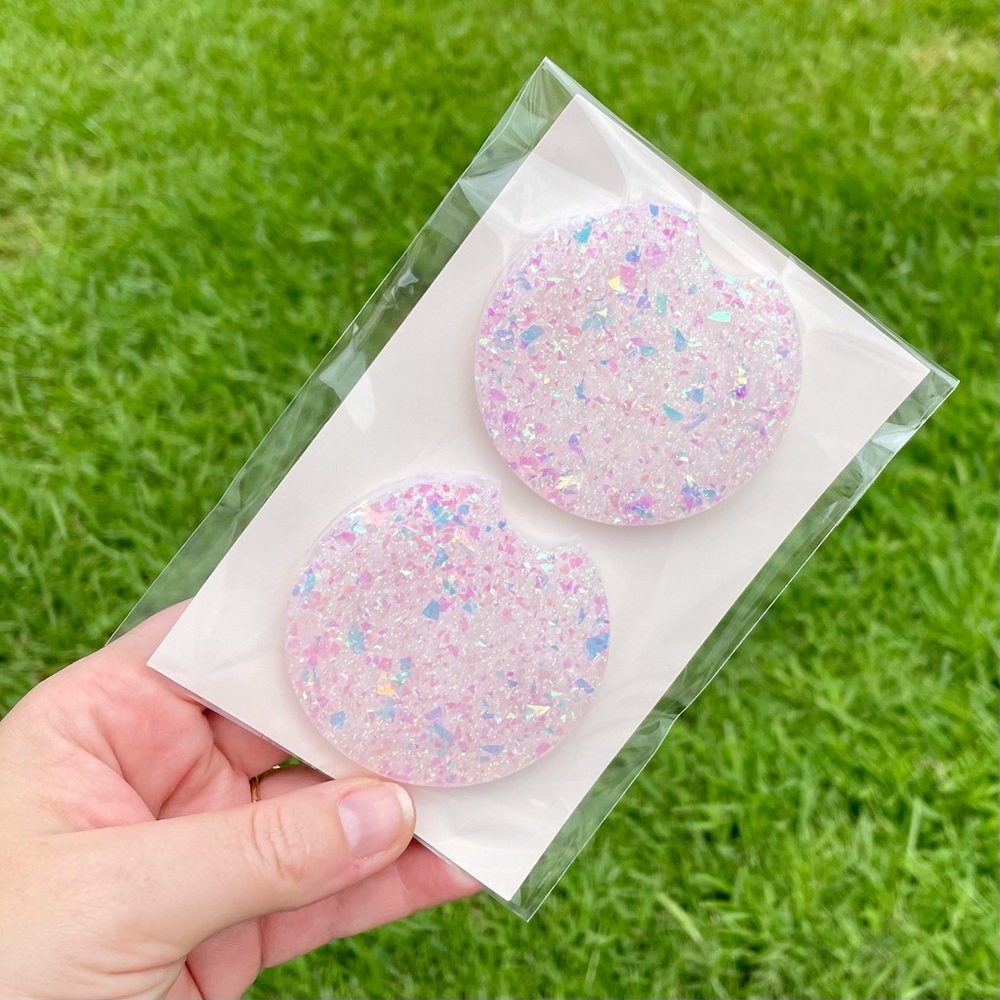 Custom car coasters
